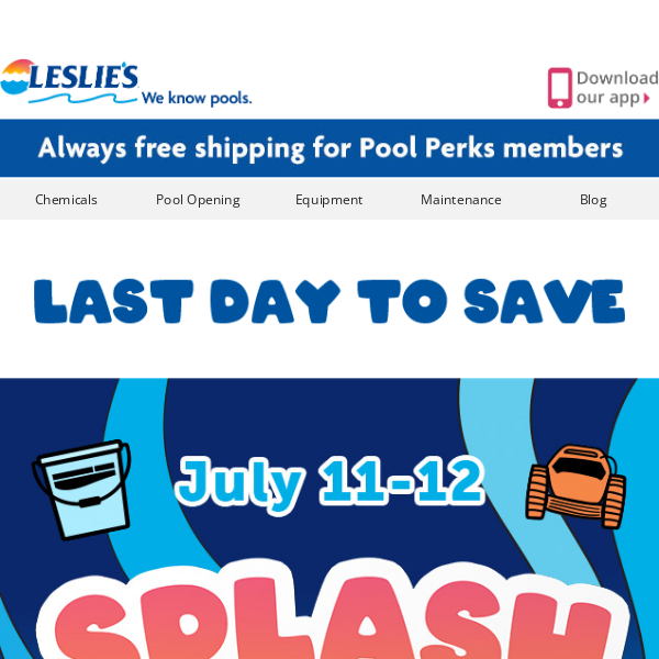 [LAST Call] 🚨 25% OFF ends today for Splash Days