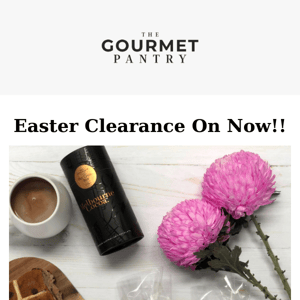 Our Easter Clearance is on now! Up to 50% off our Easter Chocolate Range!