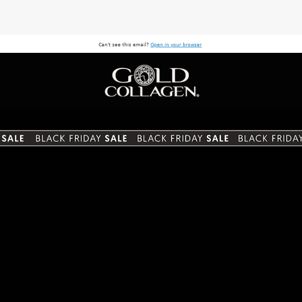 Who is ready for Black Friday? Save big 🤩 Go gold!
