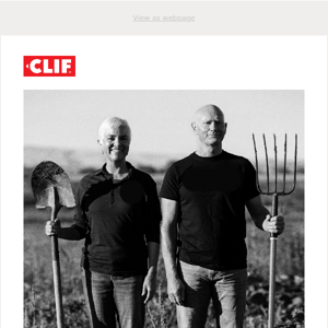 Welcome to Clif Bar. Things are good here.