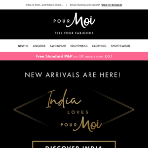 Introducing India: now in a new style & colour 💗💮🤍