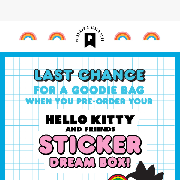 🎀FREE🎀 Hello Kitty goodie bag!!