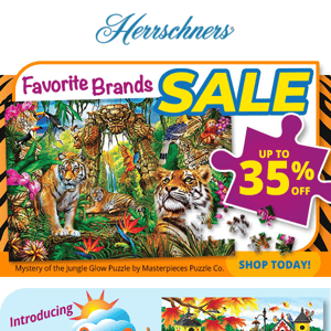 💕 Puzzle brands you know and love are up to 35% off!