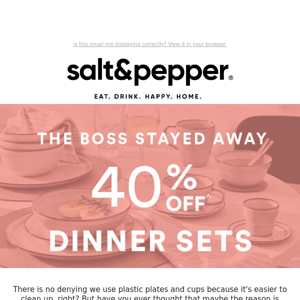 Save BIG on Dinner Sets, Serveware & Glassware