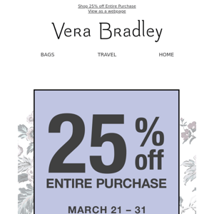 What would you do with 25% off?