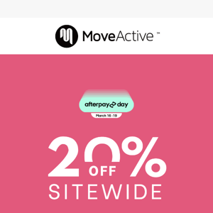20% OFF SITEWIDE 🚨 HURRY
