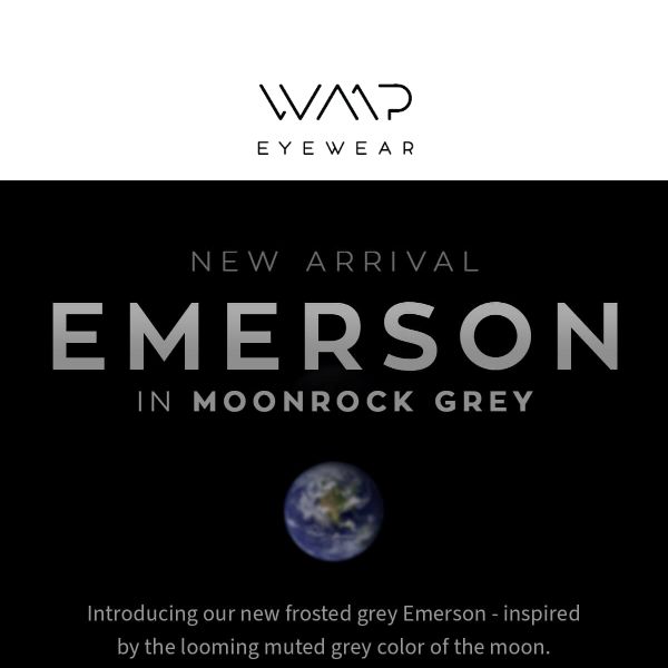 Just Landed: Moonrock Grey Emerson 🚀
