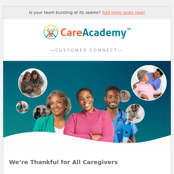 Your November CareAcademy Updates 🦃🍂: Insights Shaping the Future of Home Care—The State of Medicaid, Optimizing Your Training Program, and More!