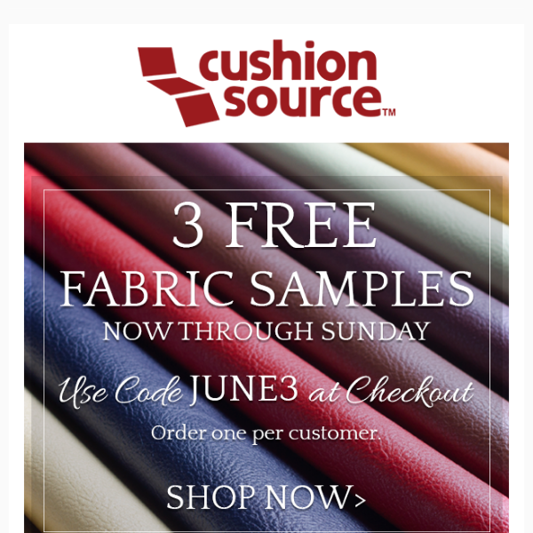 🌻Get 3 Free Fabric Samples!