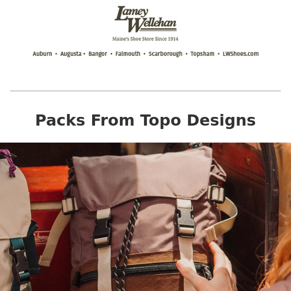 Be Ready for Anything with Packs from Topo Designs