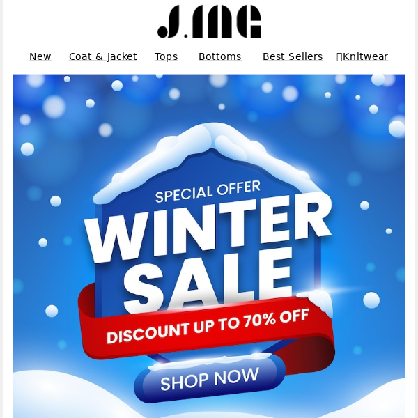 Winter Clearance Sale - Up to 70% off
