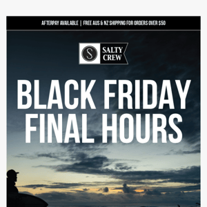 FINAL HOURS FOR BLACK FRIDAY 🎣