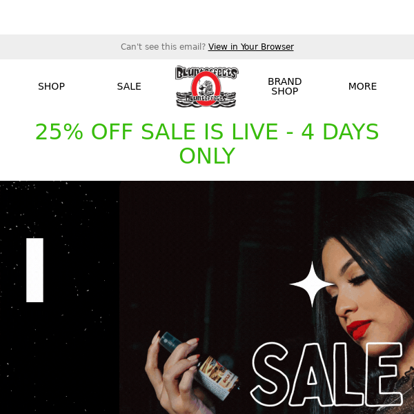 LIVE: 25% Off - Shop Now, Offer Ends in 4 Days!