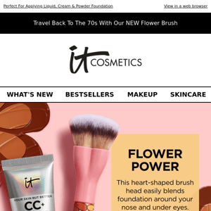NEW! Limited Edition Flower Power Brush