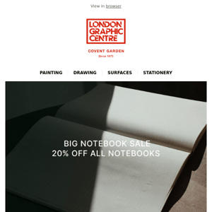 📚 SALE : 20% Off All Notebooks! 📚