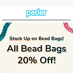 Bead Bag Sale! 20% Off All Bead Bags 😀
