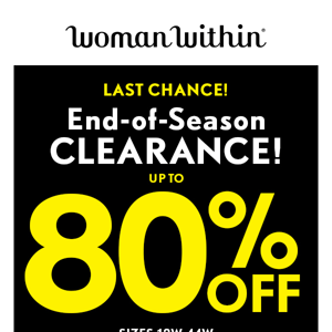🔊 Have You Saved Up To 80% Off CLEARANCE Yet?