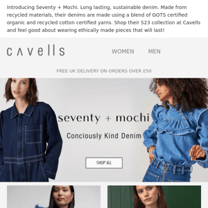 New brand has landed at Cavells! Fall in love with Seventy + Mochi