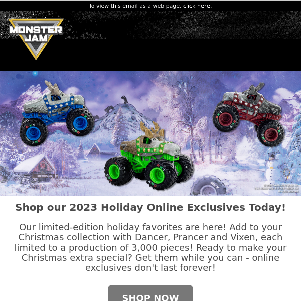 Shop Our Reindeer Online Exclusives!