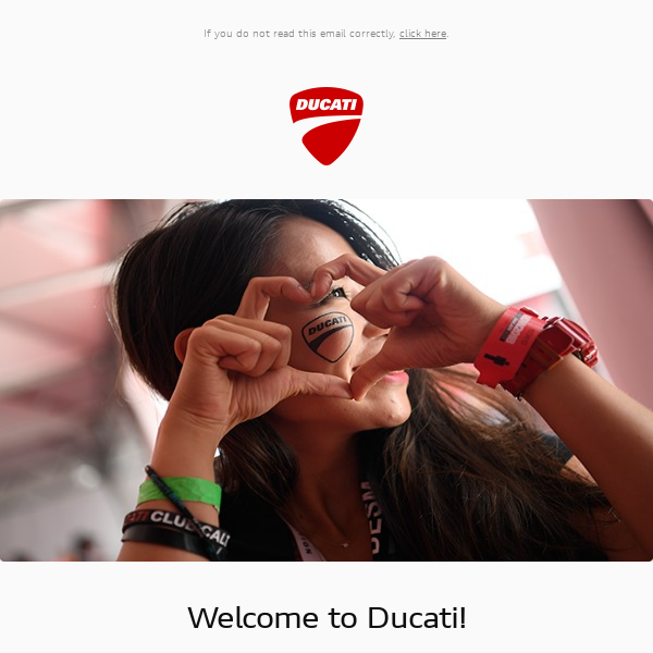 Welcome to Ducati!