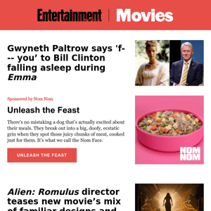 Gwyneth Paltrow says 'f--- you’ to Bill Clinton falling asleep during 'Emma'