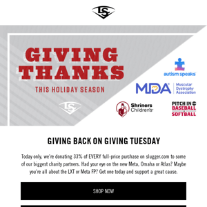 GIVING TUESDAY HITS DIFFERENT THIS YEAR