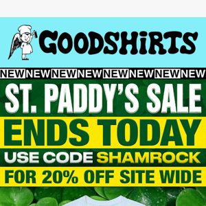 St. Paddy’s Sale ☘️ Ends Tonight!