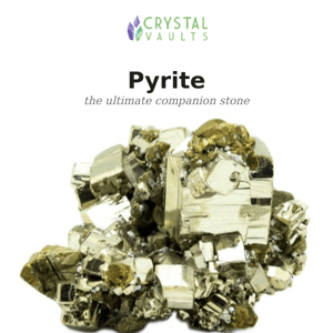 Pyrite is the ultimate companion stone ✨