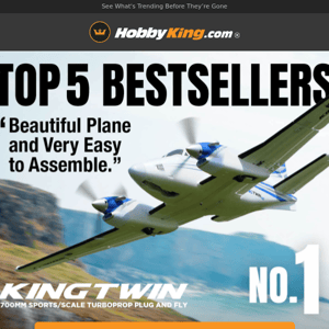 Hobby King, Check Out July’s [Top 5 Bestsellers]!