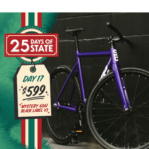 25 Days Of State: 😮 6061 Mystery Bike $599 (24 Hour Deal Only!)