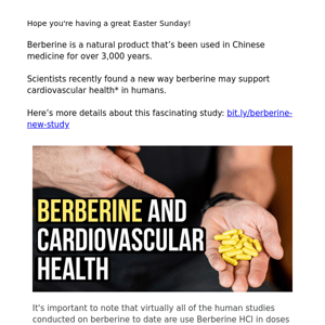 Berberine VS Dihydroberberine (DHB) + New Cardiovascular Health Benefits