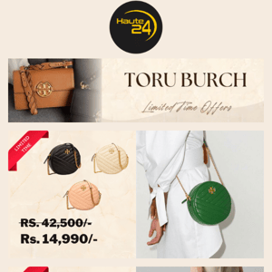 Extra 15% Off on Tory Burch; Coupon Inside.