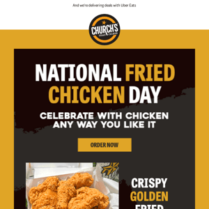 🍗 It’s National Fried Chicken Day 🍗