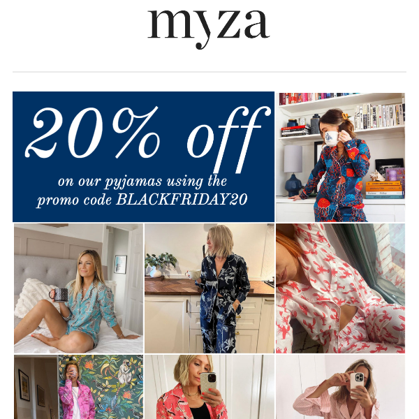 Myza - Latest Emails, Sales & Deals