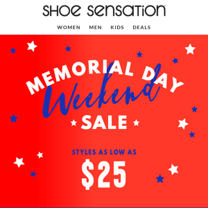 Kick-off Summer with Our Memorial Day Weekend Sale!