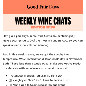 Weekly Wine Chats #136⛱