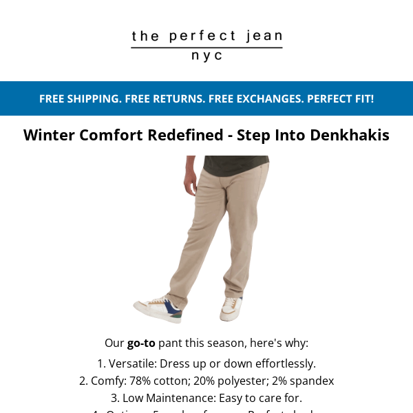 Secrets Revealed: Denkhakis Dominate Winter Wardrobes