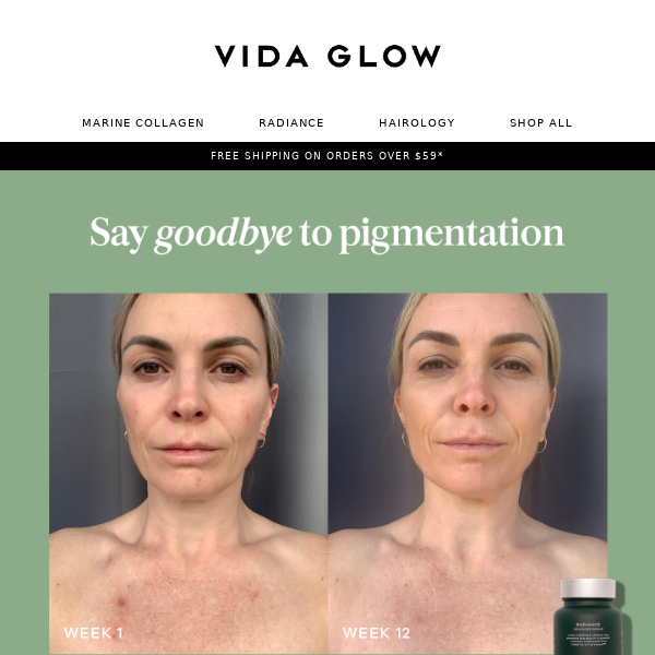 Fade pigmentation in 2-steps