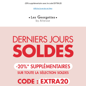 SOLDES I C'est bientôt fini !