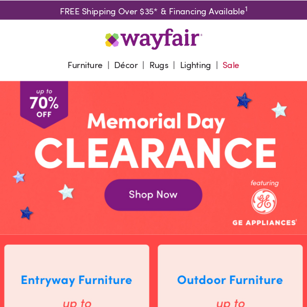 >> BEST MEMORIAL DAY CLEARANCE EVER <<