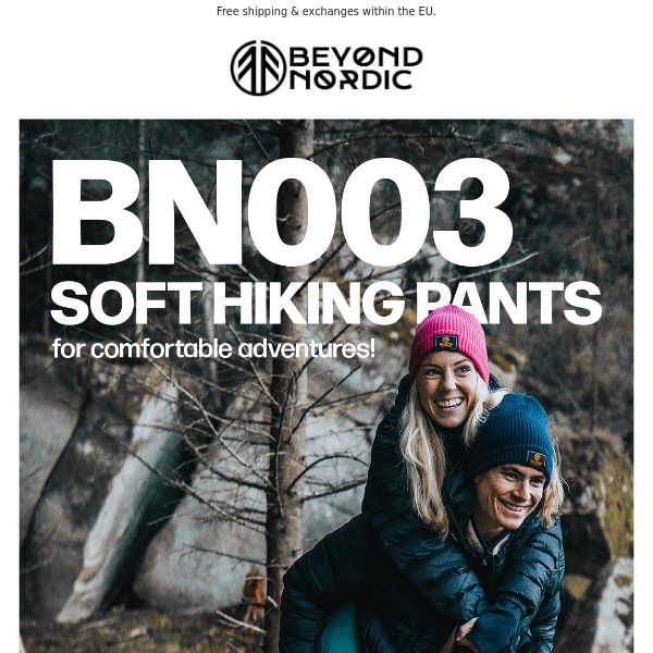 25% discount on BN003 Soft Hiking Pants - the ultimate hiking pants! ⭐️🏕️  - Beyond Nordic