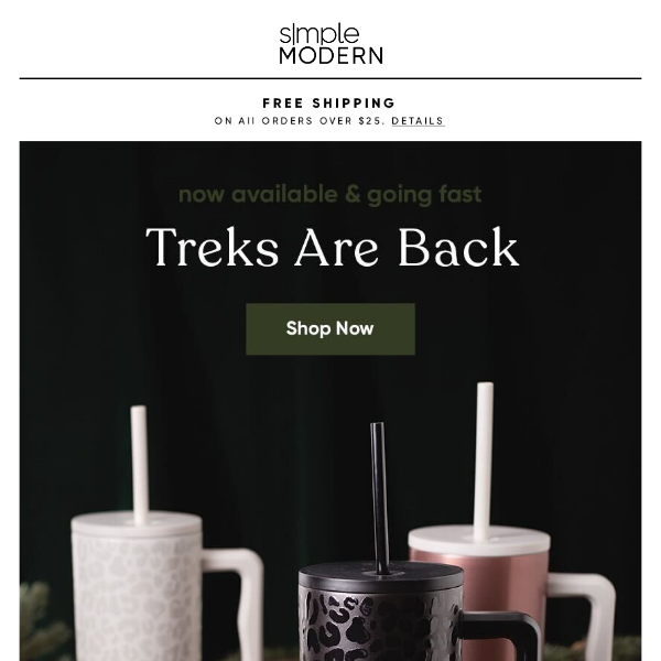 Simple Modern: ACT FAST!! New TREK Tumblers Spotted 👀