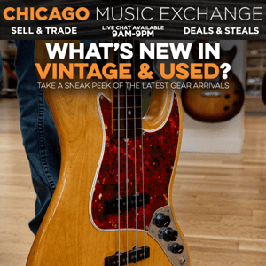 From Pre-CBS Strats to Travis Bean guitars and basses, There are Always Unique Vintage & Used Pieces Arriving at Chicago Music Exchange!