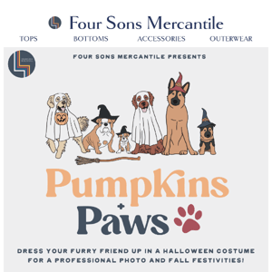 Our Pumpkin + Paws Event Is Tomorrow! 🐶🎃
