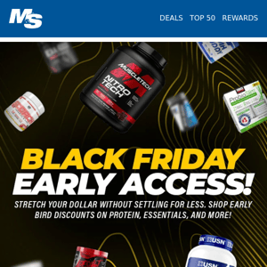 Don't Wait! Early Black Friday Deals Are Available Now!