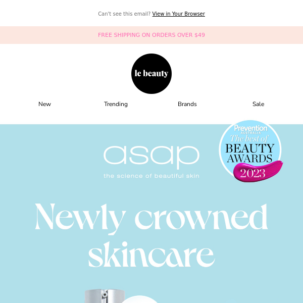 asap | Newly crowned skincare 👑