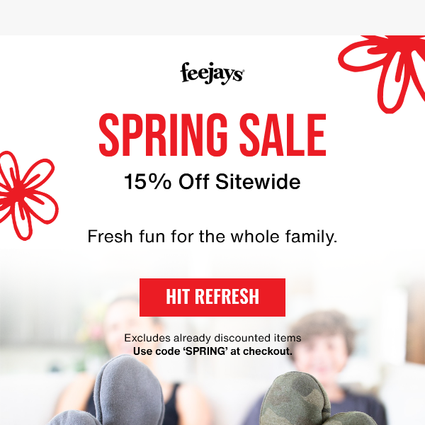 15% Off Sitewide Spring Sale