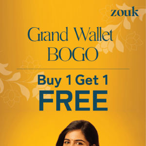 Get a FREE Wallet with our BOGO Sale!