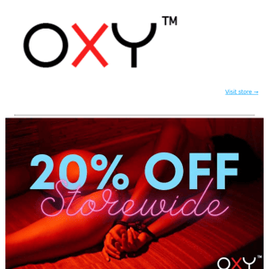 💥 20% OFF Storewide at oxy-shop