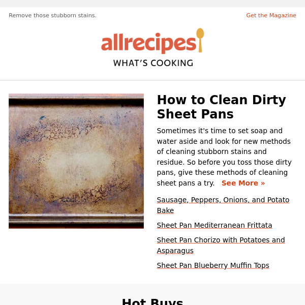 How to Clean Dirty Sheet Pans